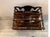 Early Victorian Solid Rosewood Three-Section Canterbury with Drawer and Casters For Sale - Image 4 of 18