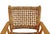 Tan Banana Weave & Teak Arm Chair For Sale - Image 8 of 11