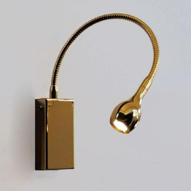 Flex & Drop Led Wall Light in Satin Nickel by Aggiolight For Sale - Image 6 of 11