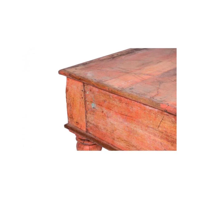 Wood Low Living Room Table, North India For Sale - Image 7 of 11
