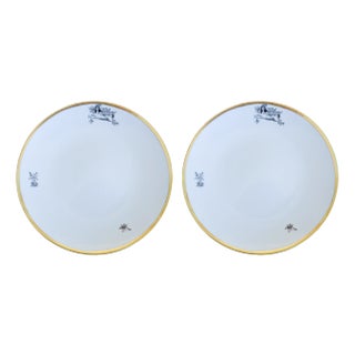 Angel Dinner Plates in Porcelain from Lithian Ricci, Set of 2 For Sale