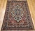 Vintage Persian Tabriz Area Rug, Hand-Knotted Wool, Heriz Geometric Pattern, Ivory & Red, 5x6 For Sale - Image 11 of 18