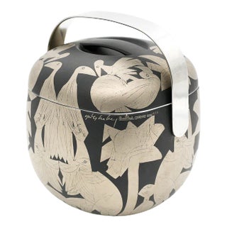German Suomi Ice Bucket by Hap Grieshaber & Timo Sarpaneva for Rosenthal Studio-Line, 1970s For Sale