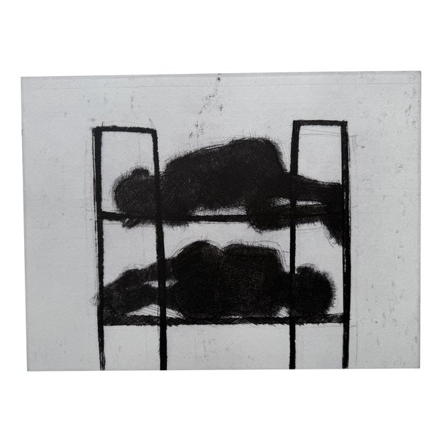 Petrus De Man, Lits Superposes, 2004, Paper For Sale