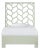 Silas Standard Bed Twin Extra Long - Celery Green For Sale