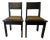 Art Deco Oak Dinning Chairs by J.A. Muntendam for L.O.V. Oosterbeek, Set of 2 For Sale