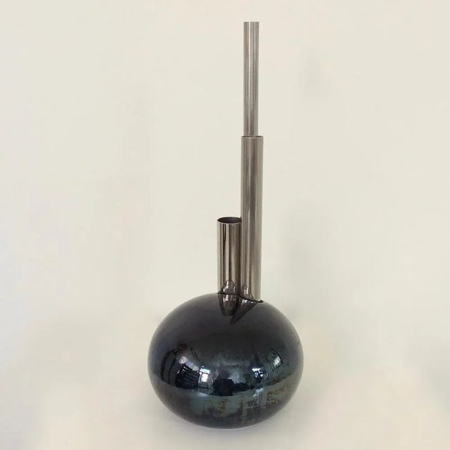 Postmodern Decorative Ceramic Vase, Italy, 1980s, in Very Good conditions. Designed 1980 to 1989