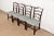 Baker Furniture Georgian Carved Mahogany Side Chairs or Dining Chairs, Set of Four For Sale - Image 12 of 12