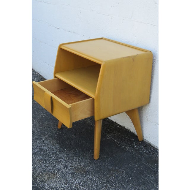 Heywood Wakefield Mid Century Modern Nightstand Side End Bedside Table