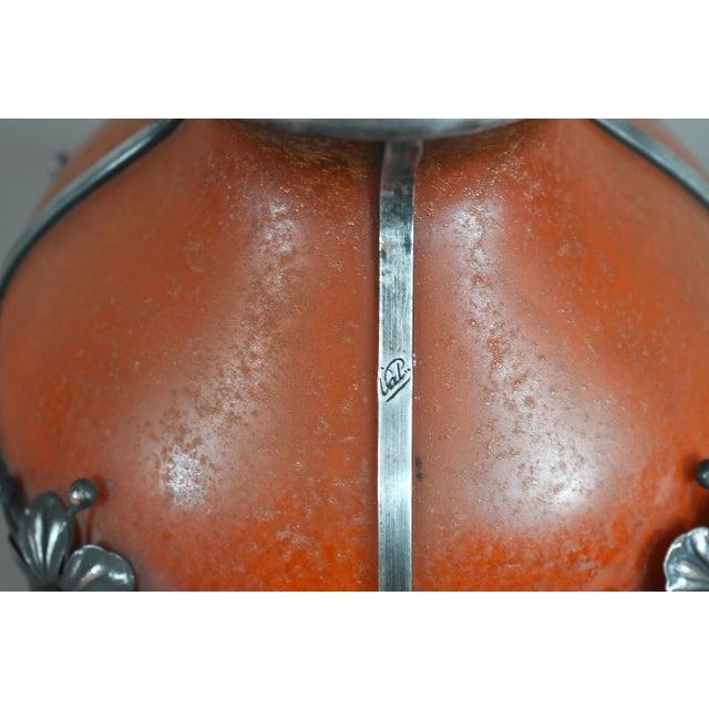 French Art Deco Night Lamp by E. Val Et Cie. - 1920s France For Sale - Image 12 of 13