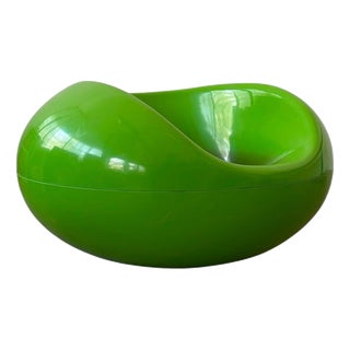 Finnish Pastil Chair in Green Fiberglass by Eero Aarnio, 1970s For Sale