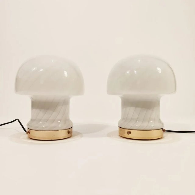 Italian Desktop Lamps in style of F. Fabbian, 1970s, Set of 2 For Sale - Image 9 of 9
