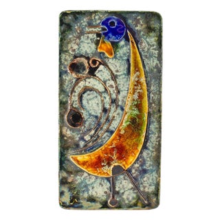 German Ceramic Wall Tile Plaque Helmut Friedrich Schäffenacker For Sale