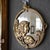 Early 20th Century Brass Art Nouveau Round Mirror of Woman With Flowers For Sale - Image 5 of 10