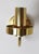 Large Golden Hexagon Smoked Glass Wall Light from Limburg Glashütte, 1980s For Sale - Image 6 of 18
