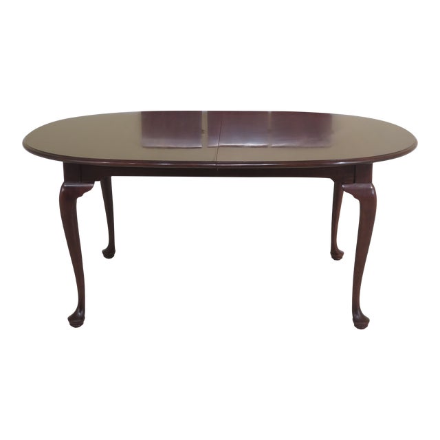 Traditional Stickley Oval Solid Cherry Dining Room Table Chairish