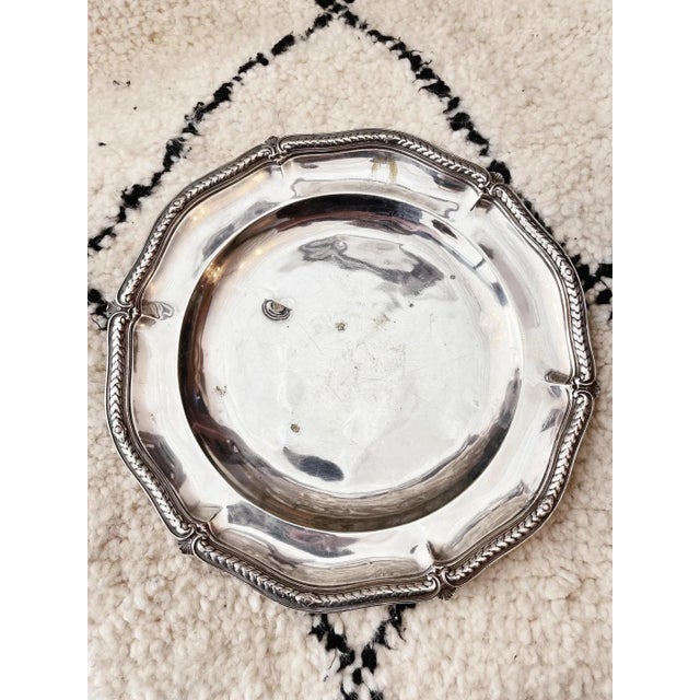 Antique Christofle Silver Tray From Grand Hotel in Cannes For Sale - Image 10 of 10