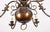 2000 - 2009 Six-Arm Chandelier with Fish in Brass For Sale - Image 5 of 5