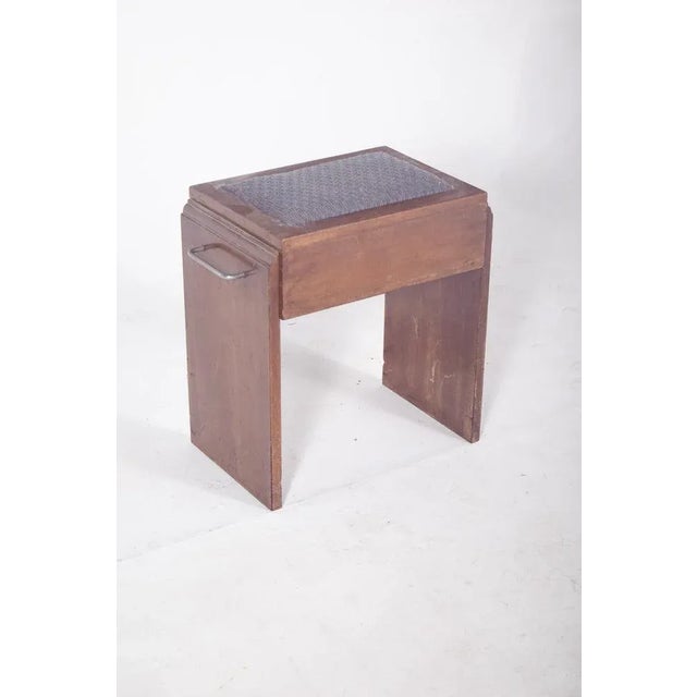 Wood Mid-Century Modern Wooden Piano Bench For Sale - Image 7 of 7