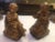 Pair of Gold Bronze Statue For Sale - Image 9 of 9