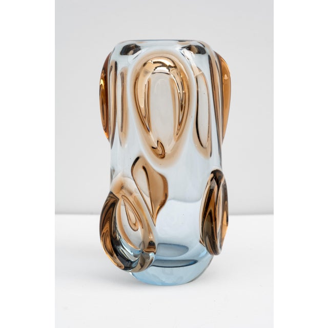 Artistic Murano glass vase, Made in Italy, mid-20th century. Extraordinary Design Vase Italian Murano production dated...