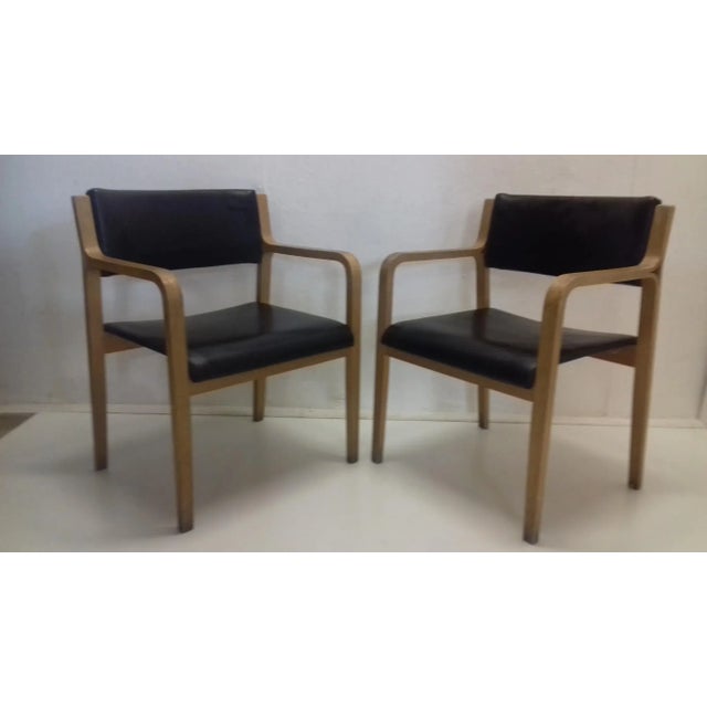 - Made in Czechoslovakia - Manufacturer: Dřevopodnik Holešov - Made of bentwood, leatherette - Good, original condition...