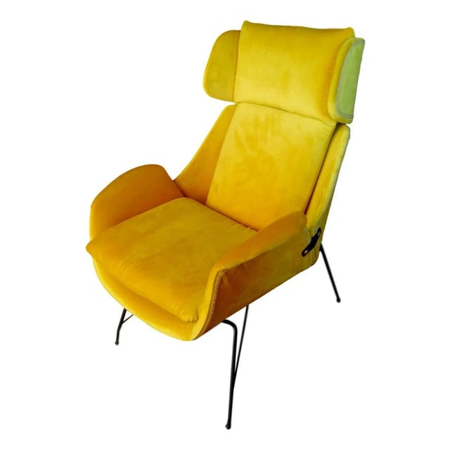 Lounge Chair by Augusto Bozzi for Saporiti Italia, 1950s For Sale - Image 10 of 10