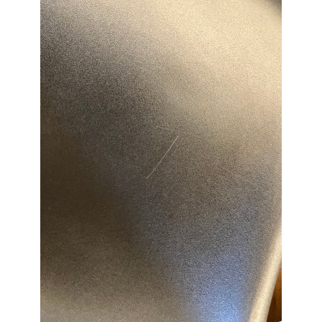 Set of 4 Herman Miller Eames DSW Molded Plastic Side Chairs - Black For Sale - Image 6 of 12