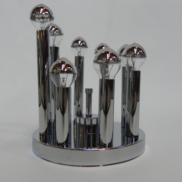 Eight-Light Ceiling Lamp from Sciolari, 1970s For Sale - Image 6 of 18