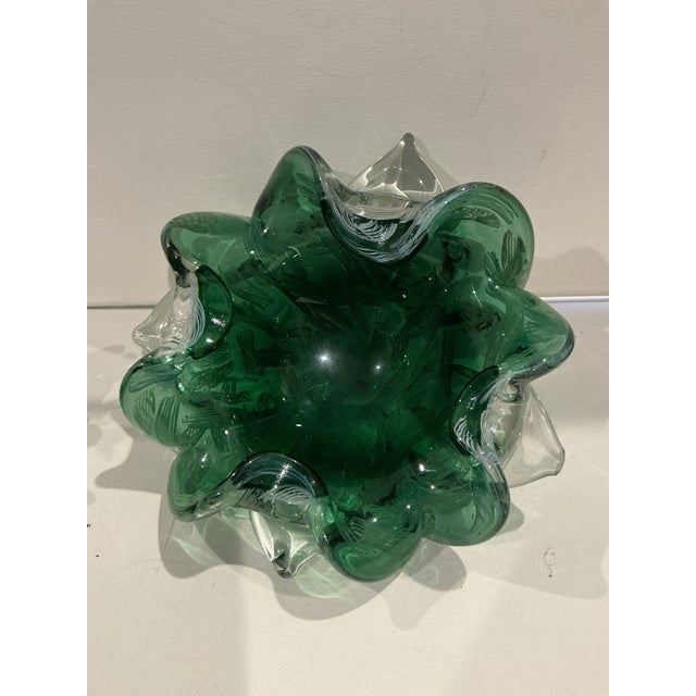 Modern Vintage Murano Art Glass Bowl or Ashtray For Sale - Image 3 of 7