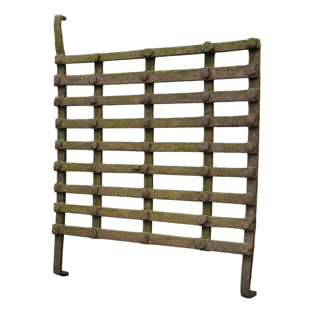 15th Century Wrought Iron Window Guard For Sale