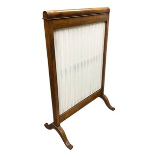 19th Century Dutch Walnut Fireplace Screen For Sale