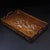 Vintage Chinese Huali Rosewood Mother-of-Pearl Inlaid "Magpie & Plum" Tea Tray For Sale In Los Angeles - Image 6 of 10