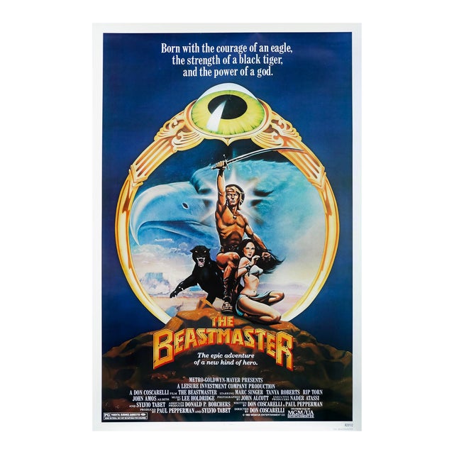 1980s The Beastmaster Original Vintage Poster 1982 For Sale