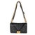 Black Black Calfskin Caviar In The Mix Chevron Old Medium Boy Handbag For Sale - Image 8 of 9