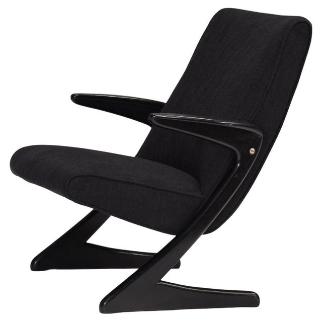 Mid-century modern icon – bengt ruda armchair for nordiska, sweden (circa 1960) sculptural and sophisticated, this...