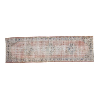 Vintage Distressed Sparta Rug Runner - 3'3" X 11' For Sale