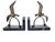 Art Deco Figurative Bookends, Belgium, 1930s, Set of 2 For Sale - Image 3 of 8