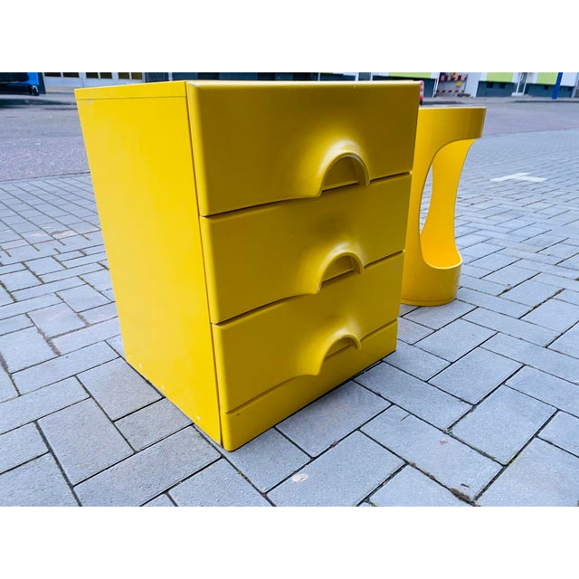 Mid-Century Space Age Quadro Dresser and Umbrella Stand by Jürgen Lange for Schönbuch, 1960s, Germany, Set of 2 For Sale - Image 4 of 18