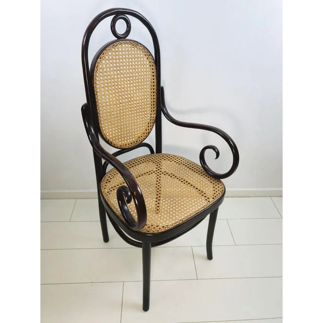 Bentwood No. 17 Long John Armchair by Michael Thonet, 1962 For Sale - Image 6 of 18