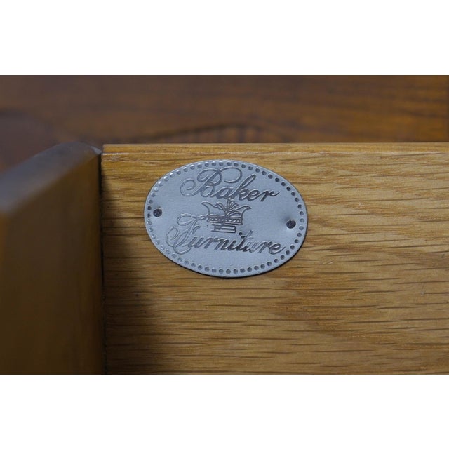 Baker Country French Oak China Cabinet For Sale - Image 18 of 18