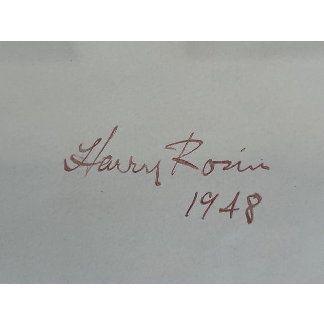 Harry Rosin Nude Pastel, C. 1948 For Sale - Image 13 of 14