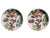 White Vintage Chinese Porcelain Decorative Fruit Plate- A Pair For Sale - Image 8 of 12