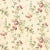Schumacher Chickadee Floral Wallpaper in Vanilla For Sale