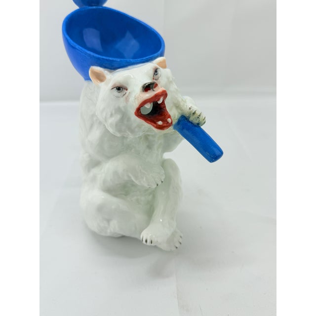 Antique German Polar Bear Form Porcelain Syrup Pitcher For Sale In Atlanta - Image 6 of 9