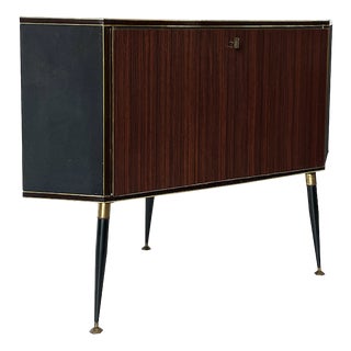 Vintage Bar Cabinet with Revolving Interior, 1950s For Sale