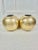 Mid 20th Century Large Vintage Brass Spherical Vases-A Pair For Sale - Image 5 of 11