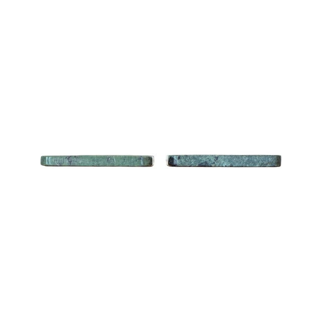 Evergreen Marble Coaster Set of 4 For Sale - Image 10 of 11
