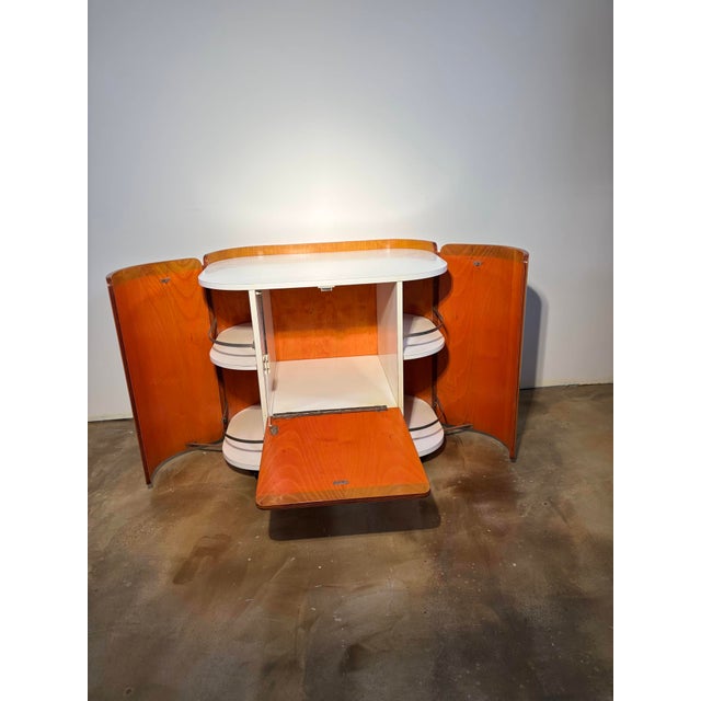 Mid-Century Modern Living Room Dry Bar Cabinet attributed to Carlo De Carli for Fiarm, Italy, 1965 For Sale - Image 3 of 15