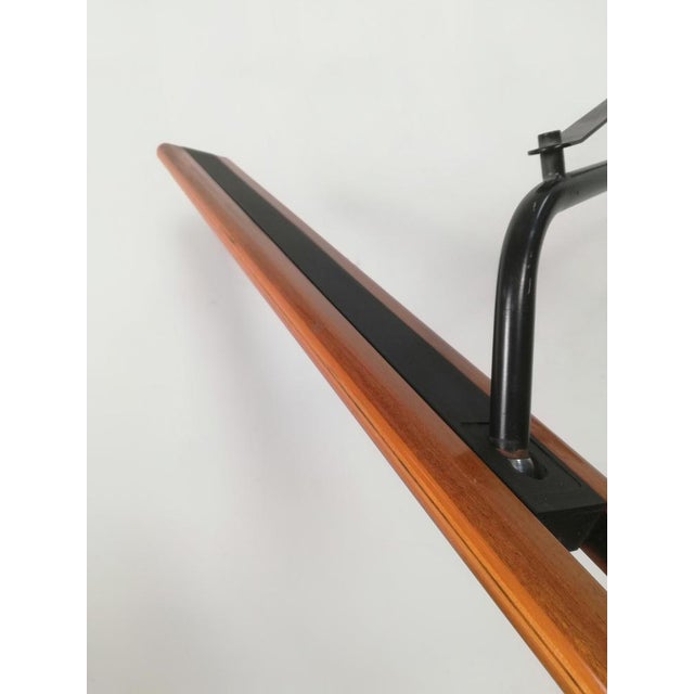 Wood Halley Wall Lamp with Adjustable Arm in Layered Wood attributed to Paf Studio, Italy, 1980s For Sale - Image 7 of 17